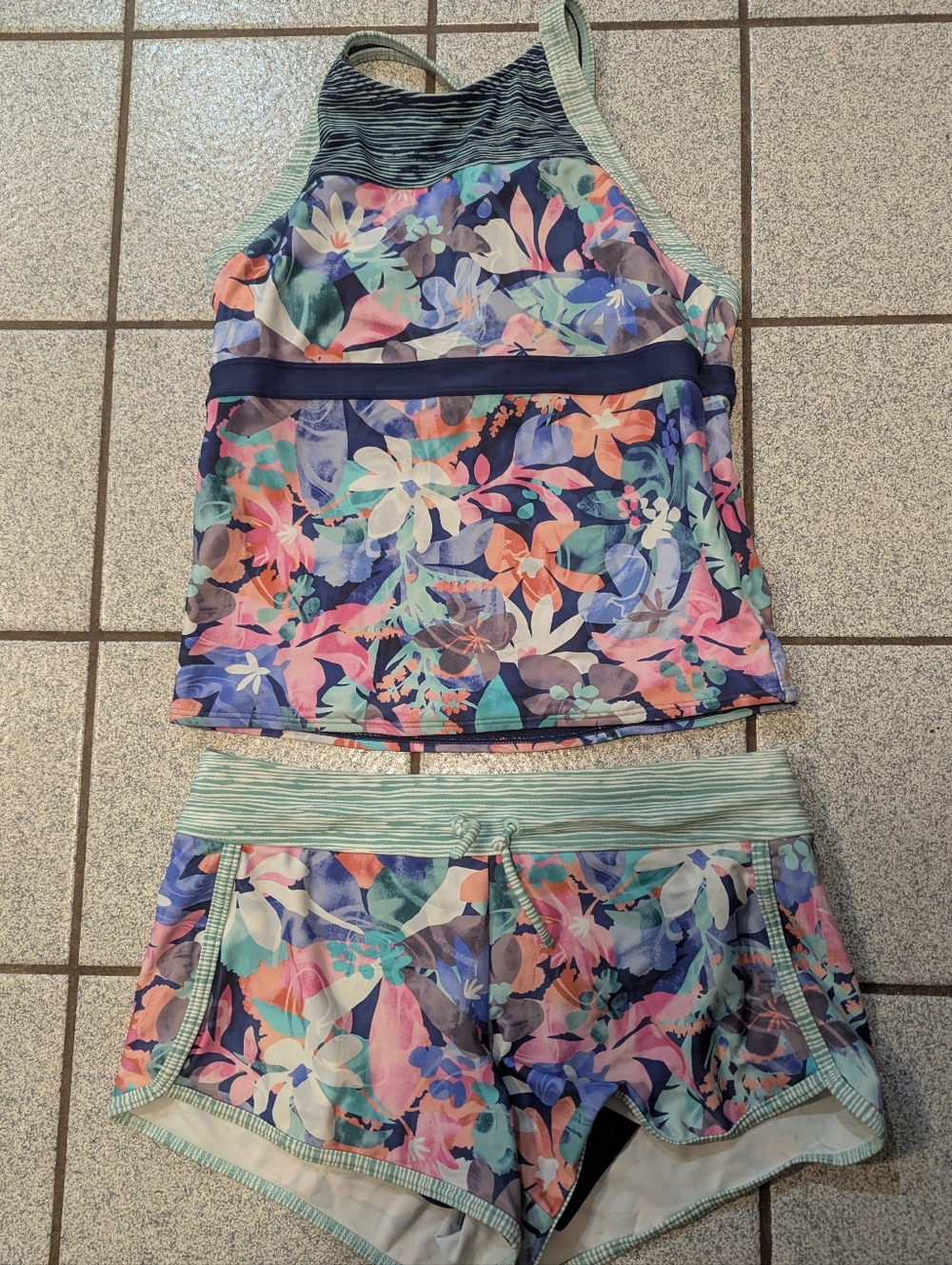 Athleta Girl Size XL/14 Two Piece Swim